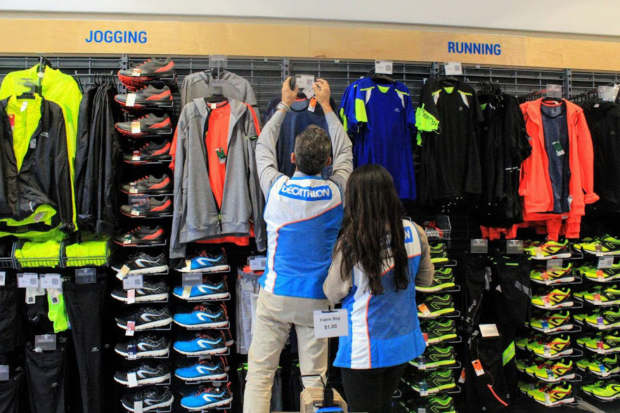 Decathlon Store with customer