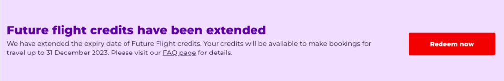 Virgin Australia Flight Credits